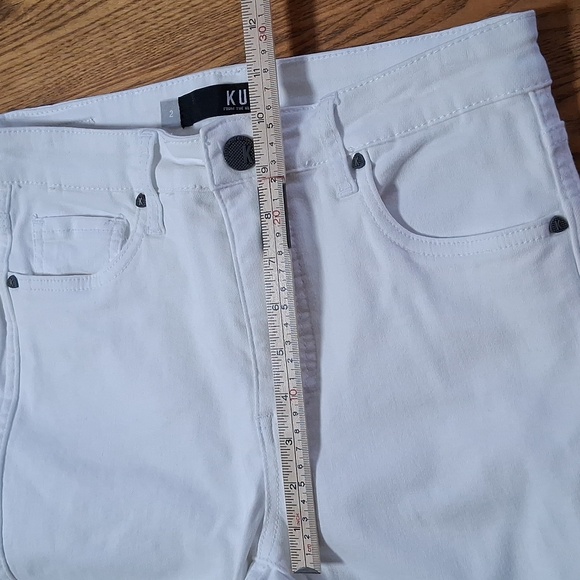 KUT FROM THE KLOTH Jeans Womens 2 DONNA FAB AB HIGH RISE Pants Used Denim FRAY - Picture 4 of 8